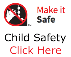 Make it Safe for Children - approved blinds